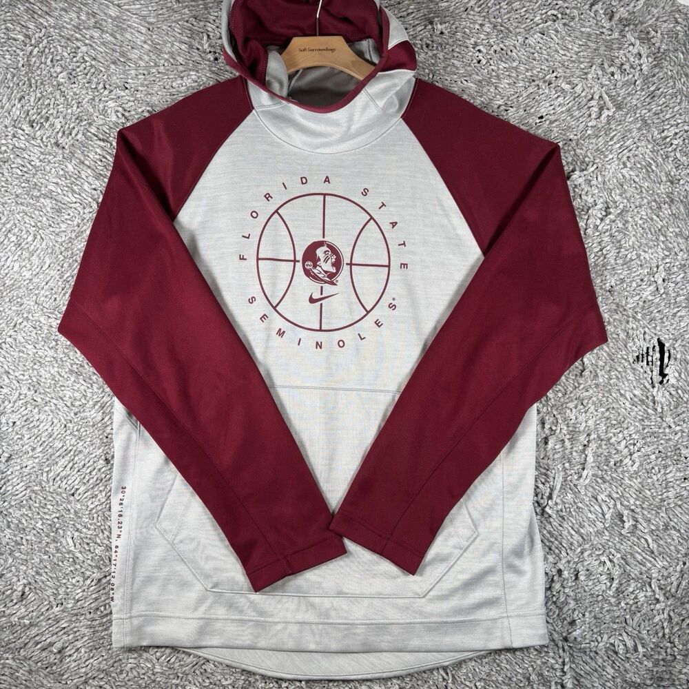 Nike FSU Florida State Seminoles Basketball Spotlight Hoodie Men’s Size Large